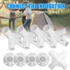 Zubehör 9 Stück Hot Ersatzteile für 3x3m Pavillon Markise Zeltfüße Eckmittelverbinder 25/19mm Zeltverbinder Teile Zelt Outdoor Camping