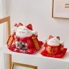 Scatole Salvadanaio classico Maneki Nekos in ceramica Decorazioni per la casa creative Ornamenti in porcellana Regali aziendali Artigianato fortunato Regali per gatti fortunati