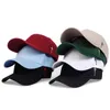 قبعات الكرة للجنسين البسيطين الأسود البيسبول قبعة صلبة ملونة غلاف جولف صلبة لون القطن كاب كاب غير رسمي الهيب هوب أبي كاب J240325