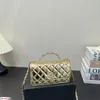 가방 메신저 고급 핸드 워크숍 시리즈 핸들 Woc Fortune Bag AP2844 Black Luxury Brand Design Woman 's Letter Quilted Chain