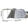 Tents And Shelters Camping Car Trunk Tent SUV Rear Waterproof Auto Tail 6 Person Awning Sun Shelter Self-driving Accessory