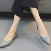 Sapatos casuais femininos ballet flats 2024 verão vintage raso deslizamento em caminhada para mulheres moda ao ar livre escritório senhoras