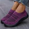 Casual Shoes Women Sneakers For Summer Flat Slip On Sock Flats Zapatillas Mujer Breather Sports Female Loafers