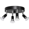 Plafondlampen Draaibaar Keukenlicht In hoek verstelbare GU10 LED-lampen Barlamp Vitrine Wandkandelaars Woonkamerkast Spotverlichting