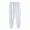 Pantalones deportivos para hombres Jogger Fitn Pantalones Fleece Casual Sweetpants Mujeres Pareja suelta Al aire libre Elástico Cordón LG Pantalones B8ZB #