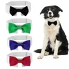 Hundkläder husdjur tillbehör slips mode justerbar härlig fluga krage bekväm smoking slipsar hundvalp