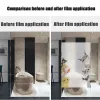 Films Cartoon Static Window Film Decorative Vinyls For Screens Bathroom Home Cute Animal Privacy Stained Glass Film Removable Tinting