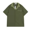Новая футболка с мужской мужской высококачественной дизайнерской дизайнерской моды Rhude Polo рубашка с коротким рукавом Европа Америка Мужчины Женщины Круглая шея