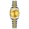 Mody Diamond Inkrustat Gold Steel Band Non Mechanical Women's Watch