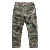 Herenbroek Camouflage Recht voor heren Militaire vrijetijdsbroek Hoge kwaliteit katoen Amerikaanse mannelijke werkkleding Outdoor streetwear