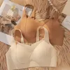 Soutien-gorge sous-vêtements de Sport pour femmes, sangle d'épaule réglable, sans couture, Push Up, support supérieur de la poitrine, brassière pour femmes