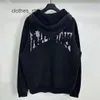 Paris Men Sweaters Balencigs Hoodie Hoodie Sweter B Family High Edition 24ss Made Old Back Letter Zipper Unisex A CJ66