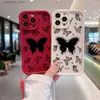 Cell Phone Cases Beautiful Butterfly Hot Funny Phone Case For OPPO Reno 2 3 4 5 6 7 7Z 8 8T 10 Pro Plus 4G 5G Soft TPU Back Cover With Hand StrapY240325