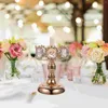 Candle Holders Crystal Holder Dining Table Candlestick Stand Decor Home Tabletop Ornament Artistic Tapered