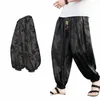 Fgkks 2023 уличные брендовые брюки для мужчин Lce Silk Drag Dark Fr свободные шаровары высокого качества широкие повседневные брюки мужские b40S #