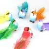 Sculptures 12pcs / Set Artificielle Mousse Plume Simulation Oiseau Fête Artisanat Ornement Accessoires Maison Jardin Décoration De Mariage