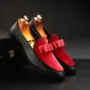 Обувь Weh Trade Shoes Men 2021 Новая модная формальная обувь Bowknot Свадебные квартиры повседневная скольжения на туфлях Черная патентная кожа