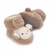 Buty Baby Girls Boys Snow Sole Sole Sole Cartoon Sheep Non-Slip First Walker Buty Niemowlę Zimę