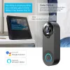 Tuya Smart Video Doorbell Camera 1080p WifiビデオインターコムベルカメラAlexa EchoショーGoogle Homeで動作する