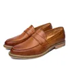 Модельные туфли 2024, мужские туфли ручной работы в стиле броги, кожаные свадебные туфли-оксфорды на плоской подошве, формальные туфли-оксфорды, Zapatos Hombre