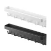 Rails väggmonterad magnetisk nyckelposthållare rack arrangör hyllan med 6 krokar bricka för Engryway hallkök heminredning