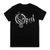 Vintage Progrive Death Metal Band bedrucktes T-Shirt für Männer Frauen Fi Opeth Band Kurzarm-T-Shirts 100 % Cott Streetwear i89y #