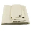 Filets d'ombrage en Polyester blanc laiteux, imperméable, pour balustrade de balcon, écran de confidentialité, filet de clôture de jardin, voile d'ombrage imperméable