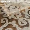 Gordijnen NAPEARL Jacquard moderne woonkamergordijnen puur voor keuken tule voor slaapkamer raambehandelingen wit gordijn aangepast formaat