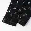 Дизайнерские брюки Purple Jeans Hole Vintage Quality High Dot Mens Men Men Patter