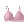 Soutien-gorge de yoga pour femmes, sous-vêtements de sport, coupe triangulaire, respirant, enveloppé, haut tubulaire, beauté sexy, dos réglable, gilet de soutien-gorge