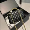 Designer makeup bag Luxury woman Chain cosmetic Crossbody bag Leather fashion Tote toiletry bag Mini classic Travel box Lipstick bag Woman's purse Fast delivery