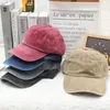 Ball Caps 2024 Vintage Washed Denim Baseball Hat Cotton Solid Color Peaked Cap For Men Women Spring Summer Snapback Sun Hats