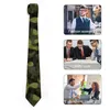 Bow Ties Camo Print Tie Leopard Spots Wedding Party Neck Vintage Cool For Adult Graphic Collar Slide Gift Idea
