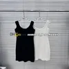 Summer Printed Knit Sundress Stylish Slip Dress Women Crew Neck Sleeveless Knit Dress Casual Lady Sleeveless Knitwear Skirt