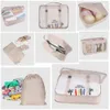 Pieces Suitcase Bags 8 Organizers Travel Packing Set Storage Cases Portable Lage Organizer Clothe Shoe Pouch Wly935