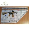 Tillbehör Heckler Koch HK 416 A7/G95 Gun Flag 3ft*5ft (90*150 cm) Storlek Juldekorationer för hembanner inomhusdekor M215