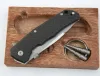 Hoge kwaliteit Lion Steel Flipper zakmes M390 Stone Wash Drop Point Blade koolstofvezel + TC4 titanium legering handvat kogellager snel open mes