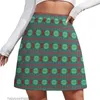 Röcke Retro Böhmen Rock Sommer Trippy Mandala Print Harajuku Casual A-linie Kawaii Mini Damen Gedruckt Große Größe Kleidung