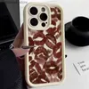 Handyhüllen Hot Red Lip Print Handyhülle für iPhone 15 14 13 12 11 Pro Max 7 8 Plus SE2 X XS Max XR Matte Textur Weiche SilikonhülleY240325