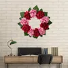 Decorative Flowers Artificial Floral Wreath Elegant Front Door Seasonal Wedding Wall Decor