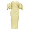 Dress2023 Yeni Seksi Straplez Minimalist Kare Boyun Çizgisi Kabarcık Kılıf Arka Kılıf Elbise 279366