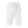 Mäns shorts herrar shorts konstgjord bomullslinne shorts vit lös bagage sommar bekväma män shorts fashionabla semester set pantalones cortos 24325