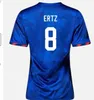 16-4xl usas Soccer Jerseys 2024 2025 Copa America USWnt Woman KIDS KIT USMNT 24/25 Hem Bov Fotbollströjor Män Player Version Pulisic Smith Morgan Balogun plus storlek