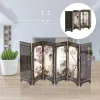 Dividers Folding Screen Ornament Decorative Ornaments Retro Home Room Separators Divider Folding Partition Business Gift Furniture Parts