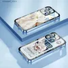 Étuis de téléphone portable Japon Anime Luffys Gear 5 Étui de téléphone pour iPhone 15 14 13 12 Mini 11 Pro Max X XR XS 8 SE 2020 Plus One Piece Transparent CoverY240325