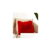 Cushion/Decorative Pillow European P Case Wool Cushion Er Faux Fur Sofa Bed Pillowcase Single Side Drop Delivery Home Garden Textiles Dhbqy