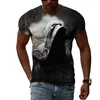 Été Persalité Goût Créativité graphique t-shirts Pour Hommes Fi Décontracté Hip Hop style harajuku Imprimé manches courtes T-shirt P9n7 #
