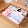 Drawers Adjustable Durable Drawer Cabinet Storage Partition Divider 4Pcs DIY Organizer Storage Shelves Cabinets Home Drawer Organization