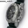 Luxury Panerass Watch 2024 Herrens armbandsur Submerible 1950 Chronograph 47mm rostfritt stål PAM00187 Automatisk mekanisk