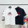 Designer Heren T-shirt Straat Casual T-shirt Losse Mannen Vrouwen Zomer Luxe T-shirts Borst Brief Borduren Tops Tees